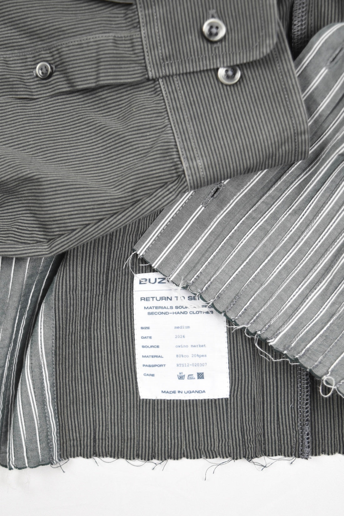 Tucked maxi shirts