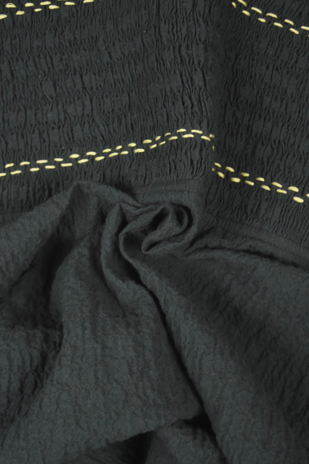 Grey Shirred Cotton Jacket