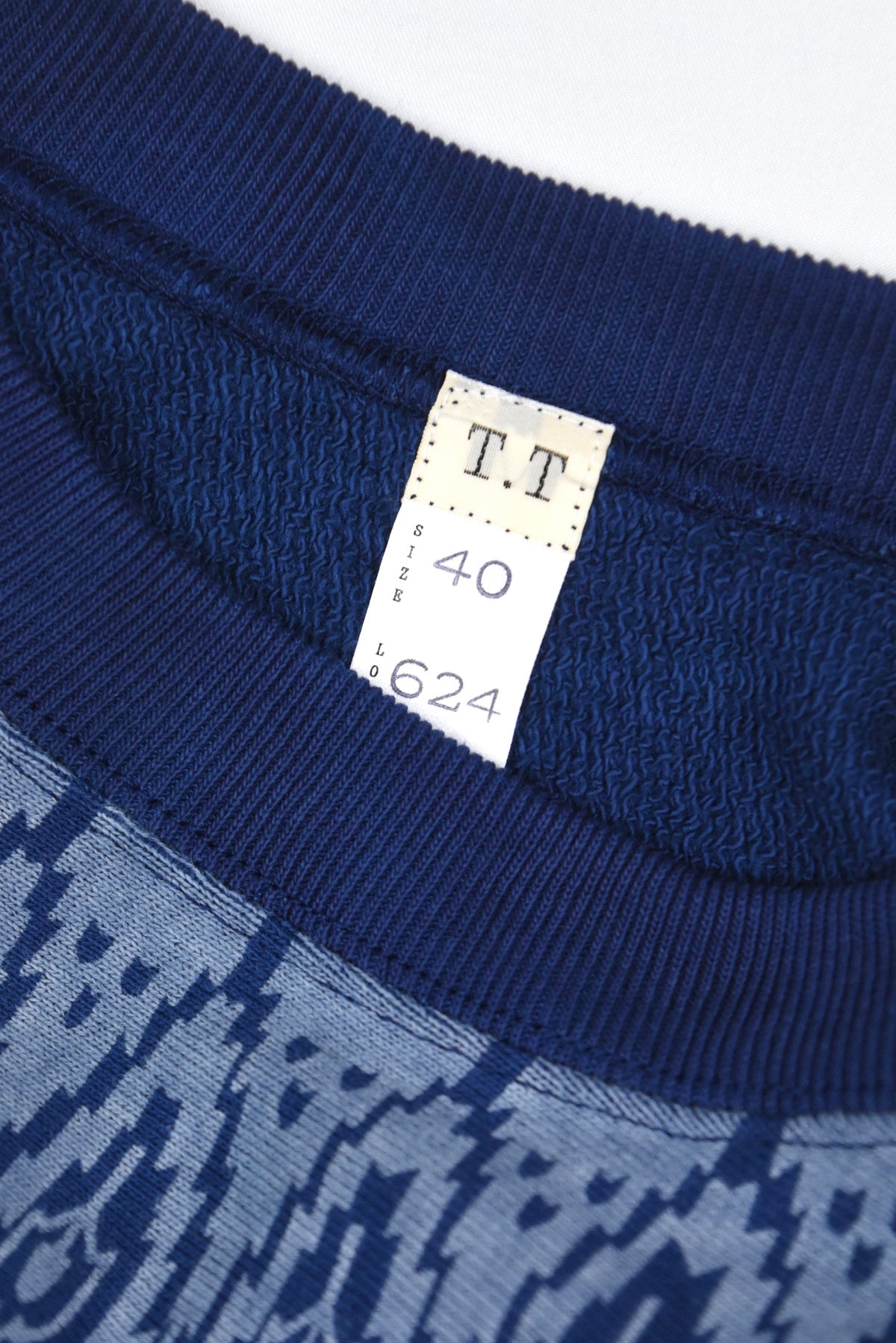 LOT.624 NORDIC PATTERN SWEATSHIRT