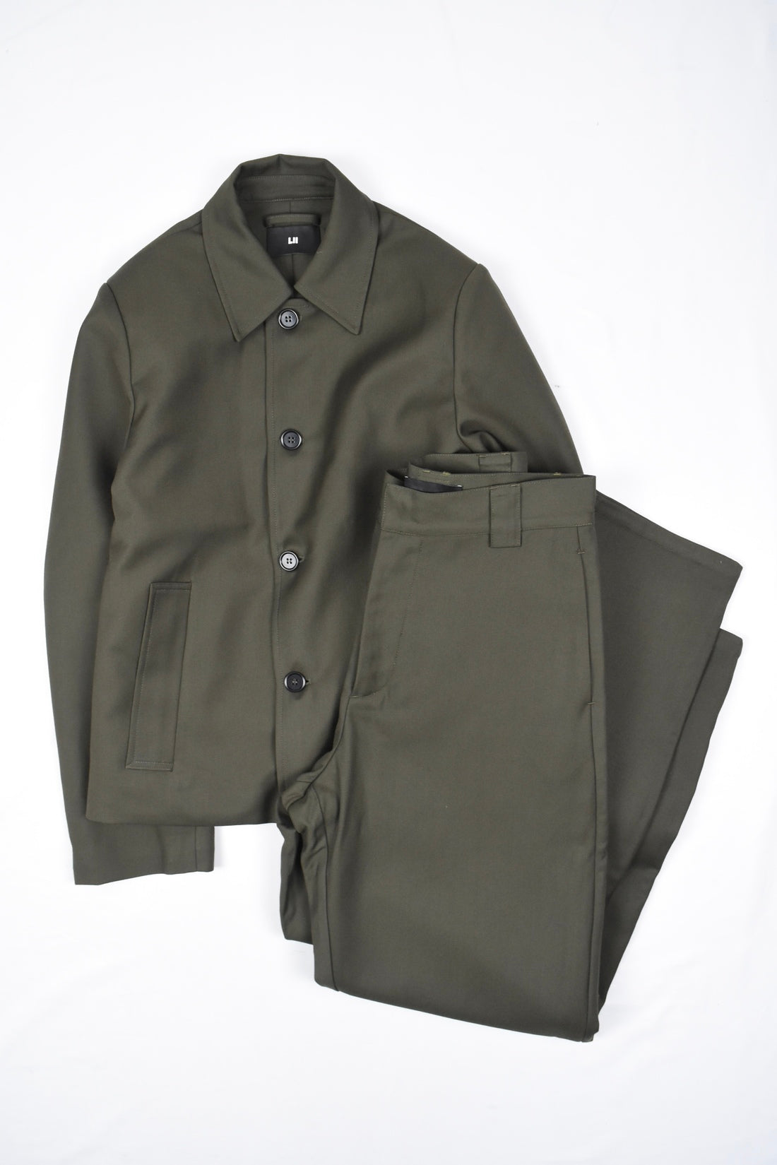 DOUBLE-FACED WIDE TROUSERS