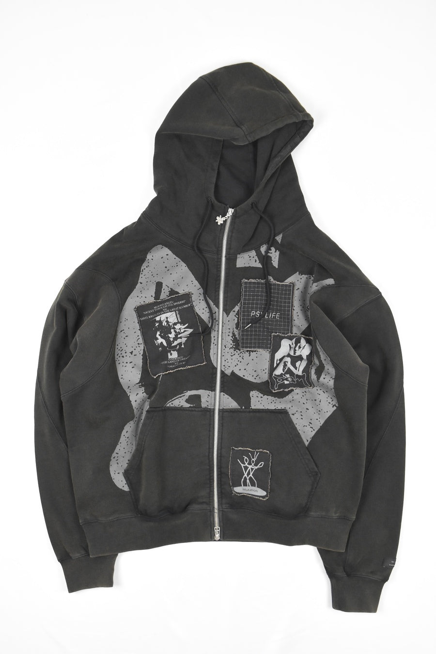 POST WORK ZIP THRU HOODED SWEAT
