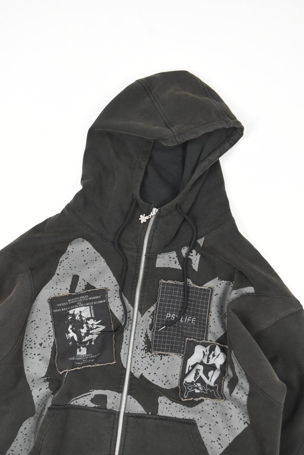 POST WORK ZIP THRU HOODED SWEAT