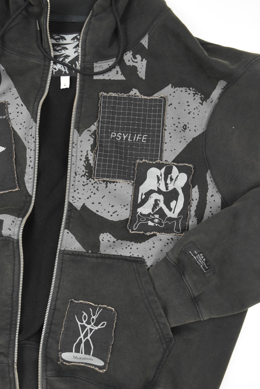 POST WORK ZIP THRU HOODED SWEAT