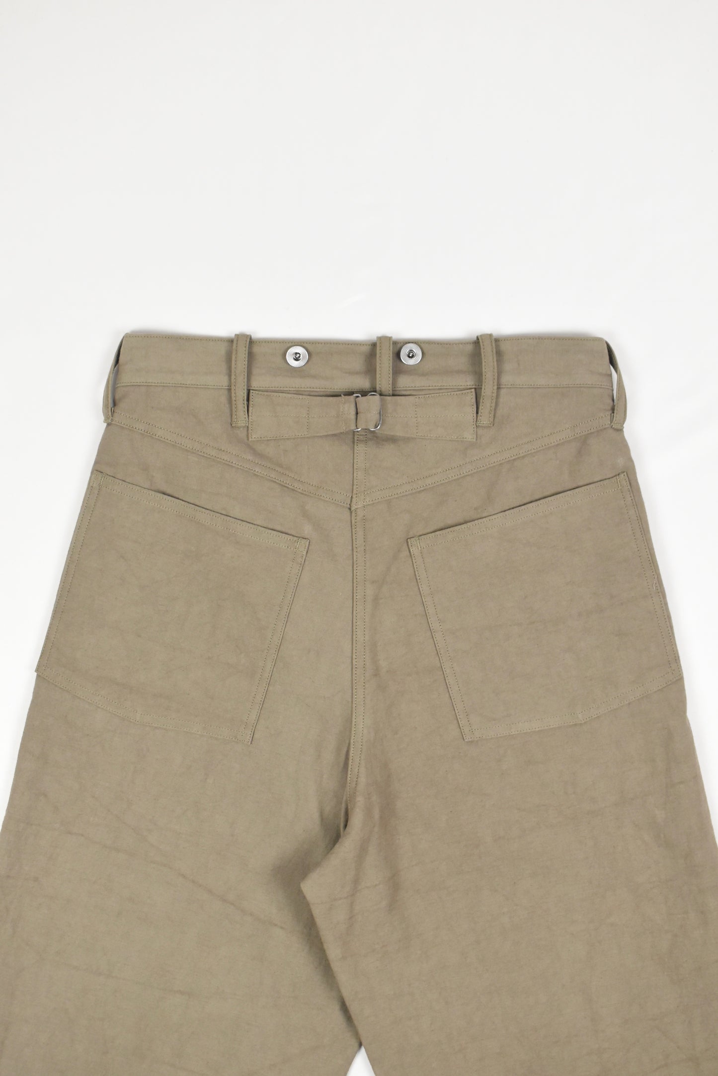 LOT.209 BUCKLE-BACKED TROUSERS