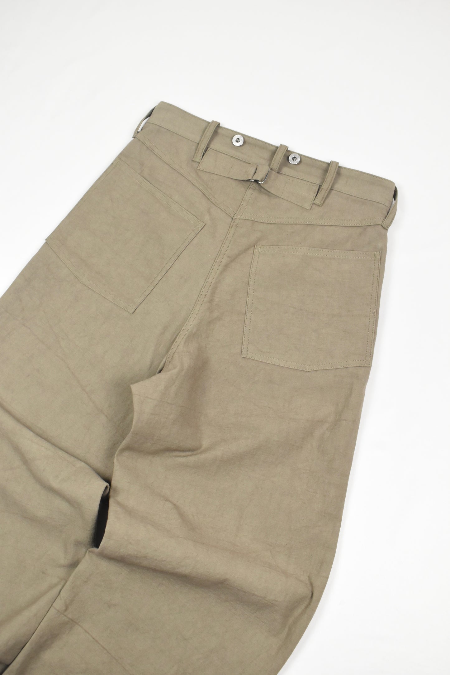 LOT.209 BUCKLE-BACKED TROUSERS