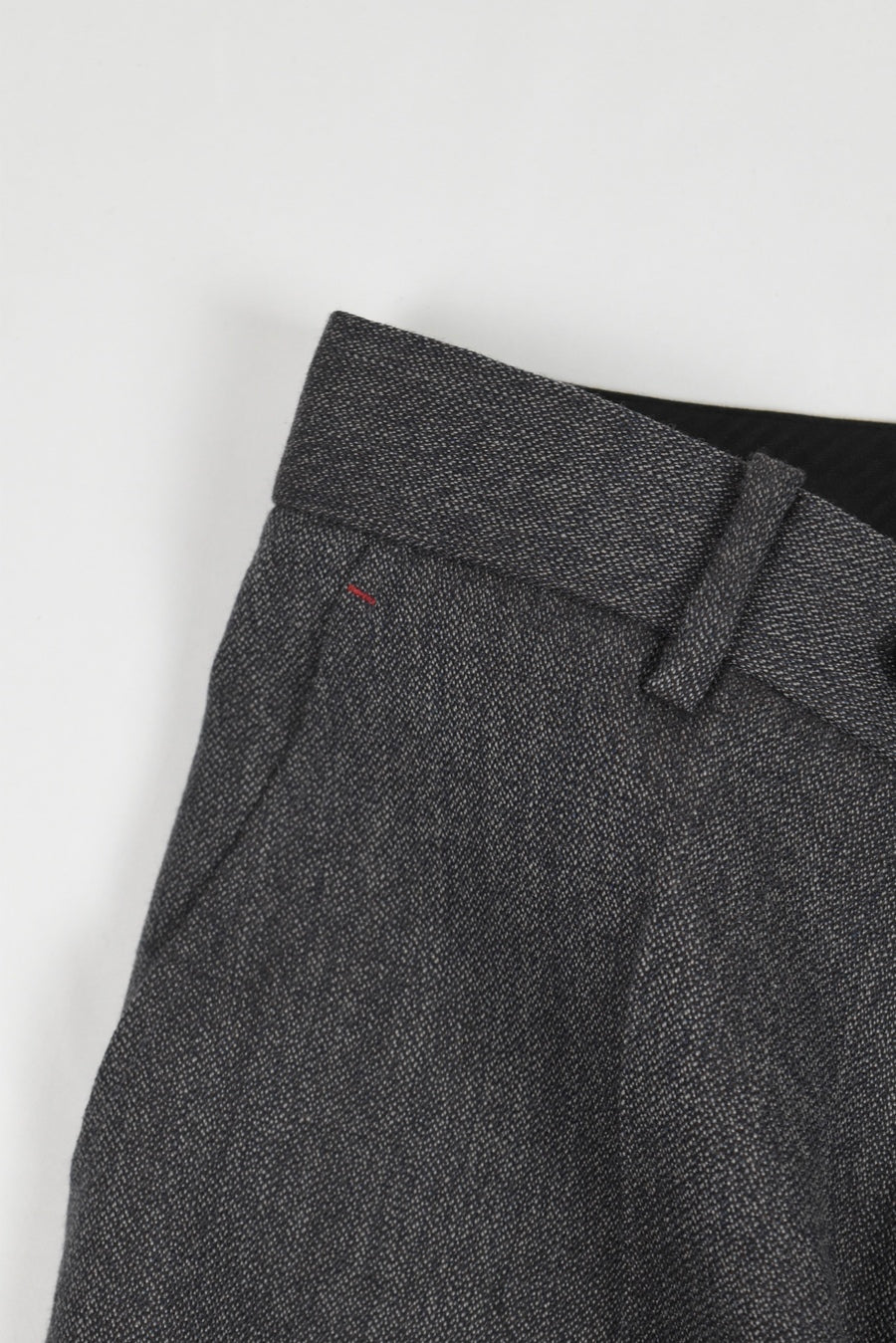 GREY SMALL POCKET CASUAL PANTS