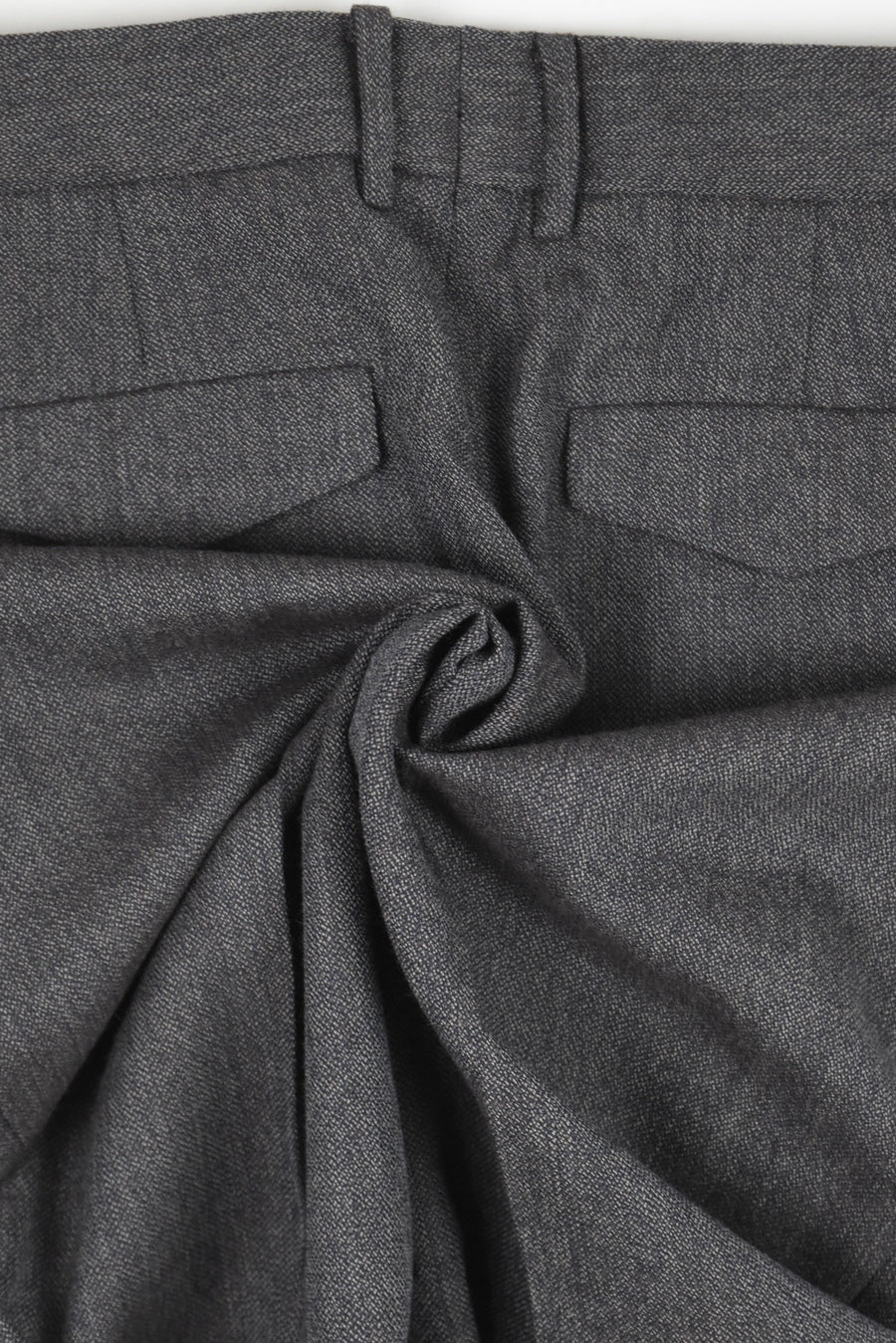 GREY SMALL POCKET CASUAL PANTS