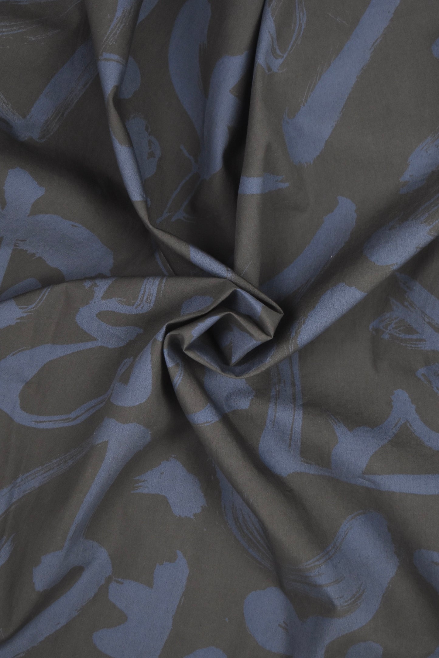 Caligra-Camo Print Band Collar Classic Shirts