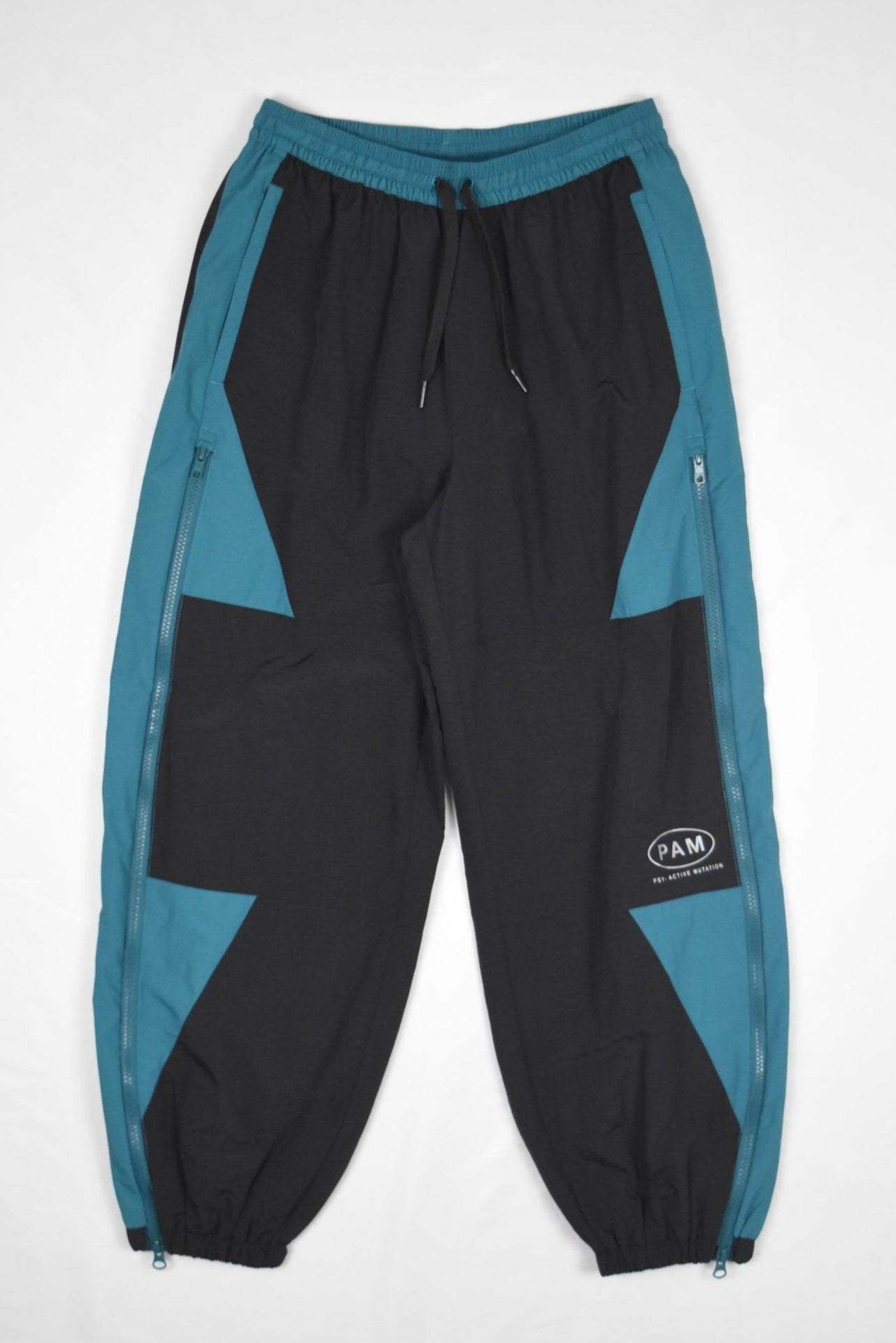 AKTIV-8 TRACKPANT -BLACK TEAL