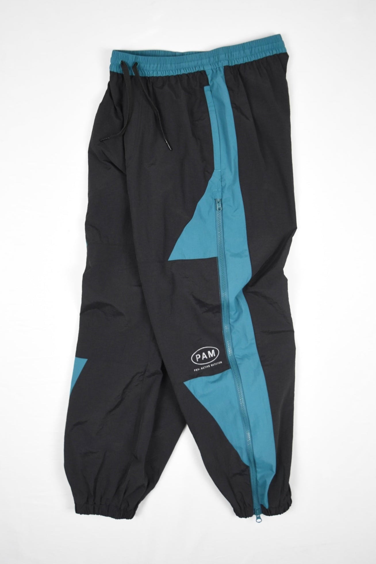 AKTIV-8 TRACKPANT -BLACK TEAL