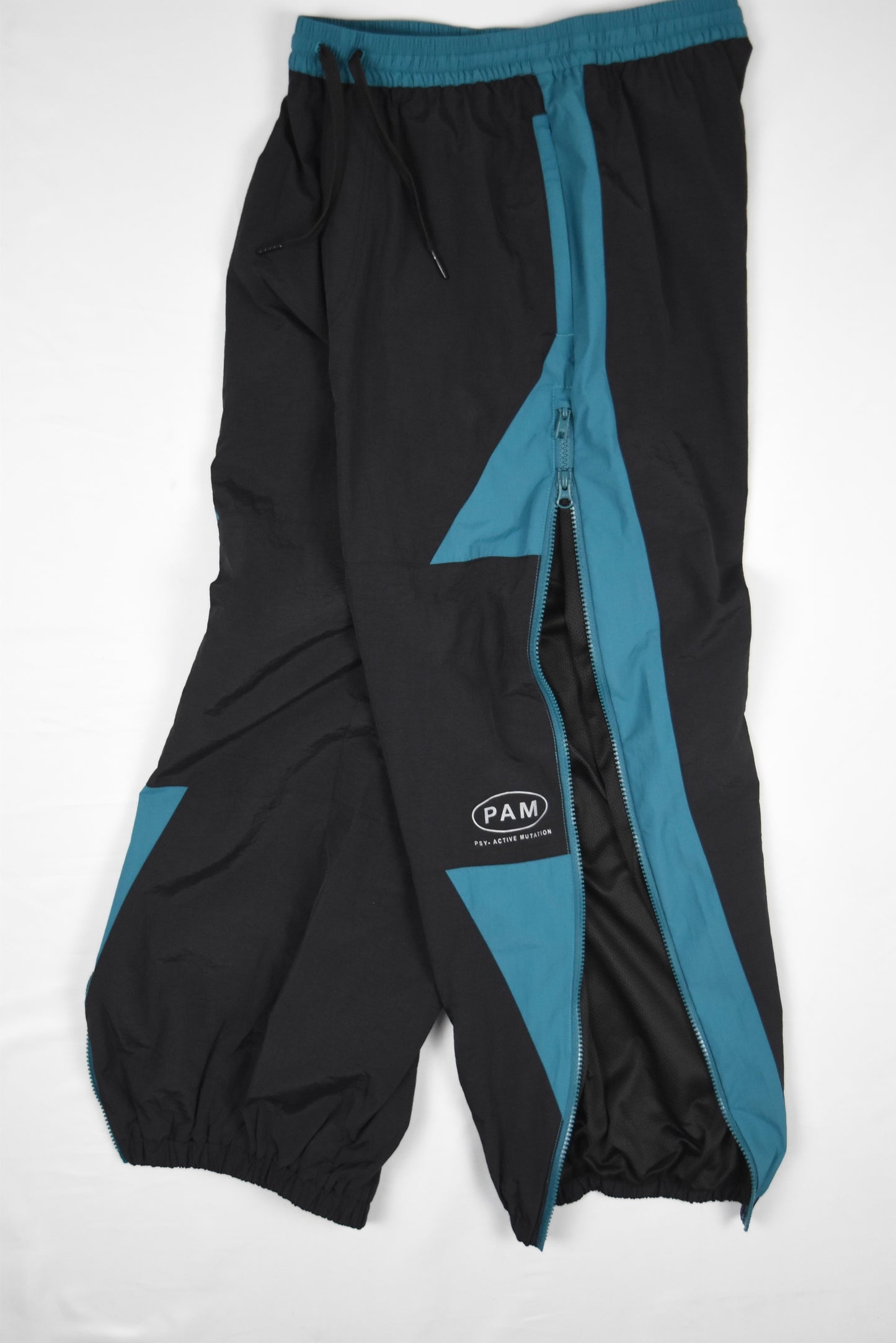 AKTIV-8 TRACKPANT -BLACK TEAL