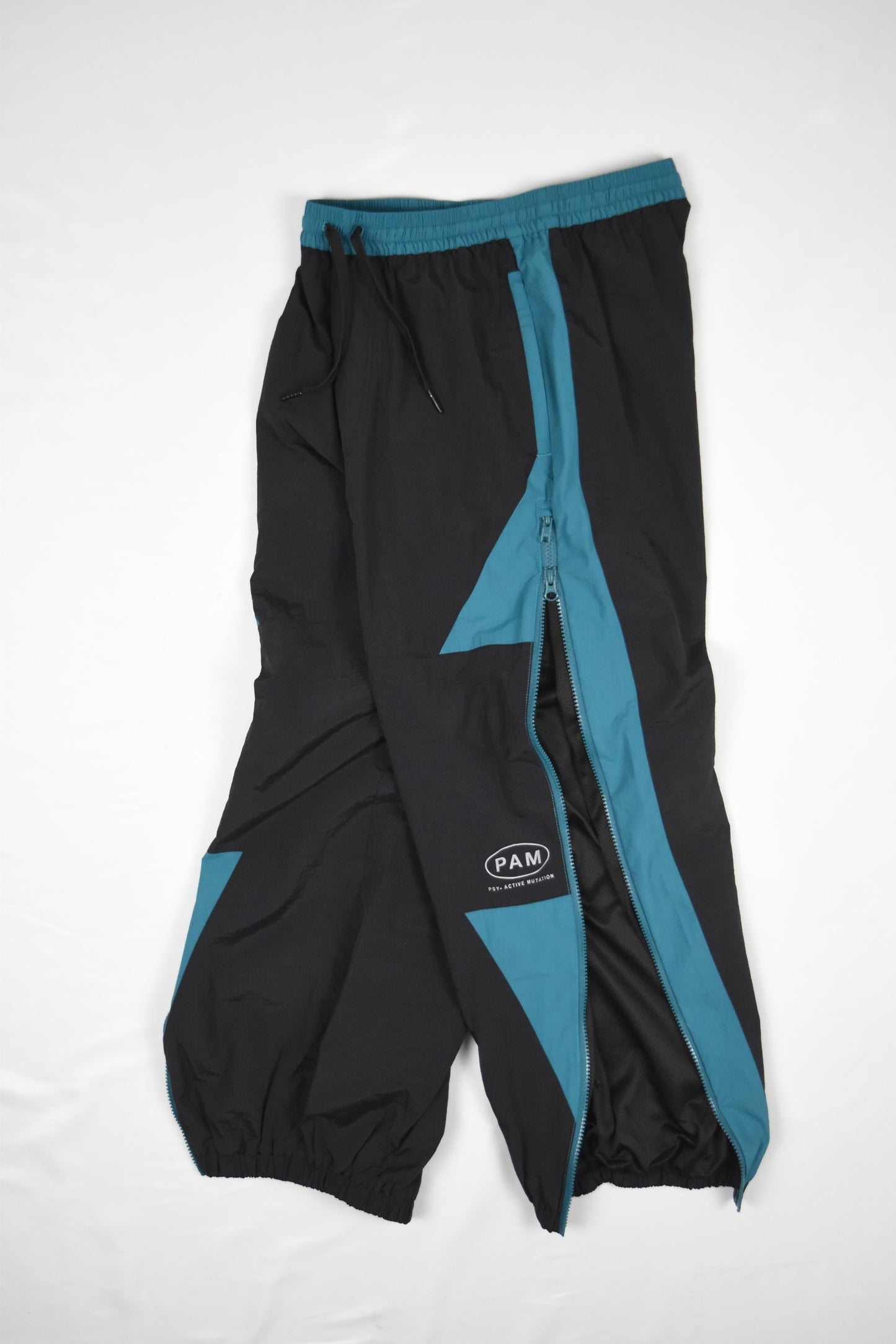 AKTIV-8 TRACKPANT -BLACK TEAL