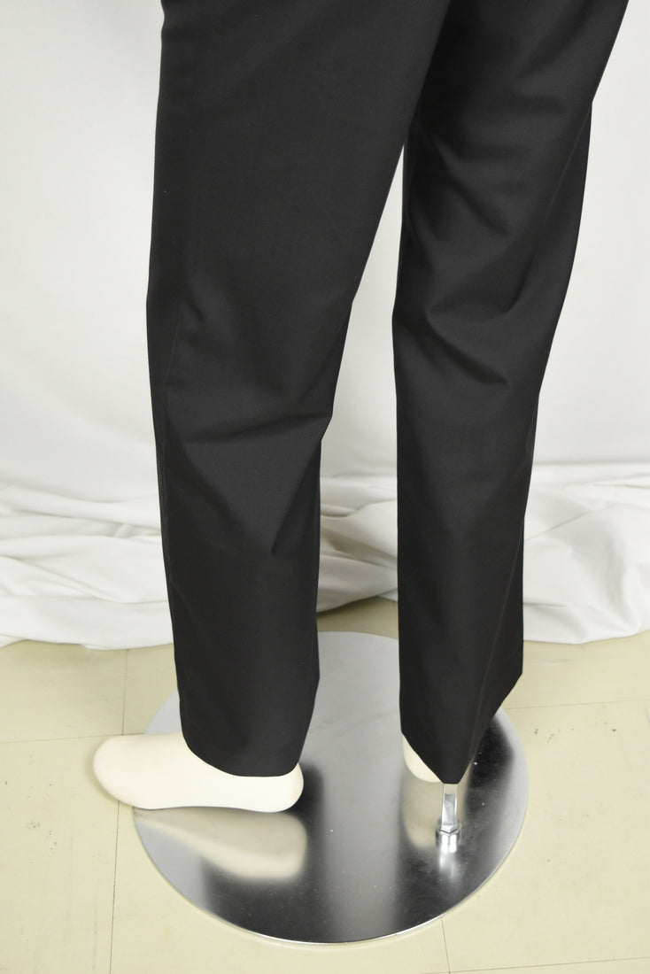 Black Multi-pocket Tailored Pants