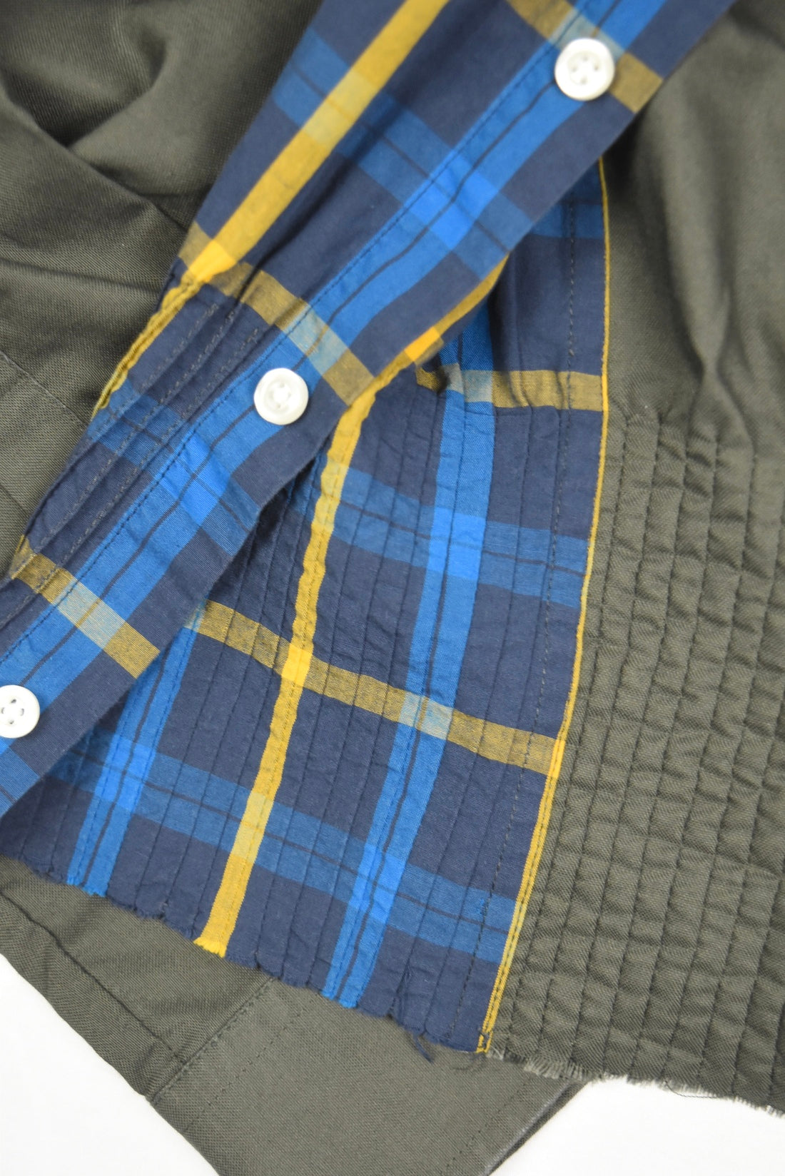 Tucked maxi shirts