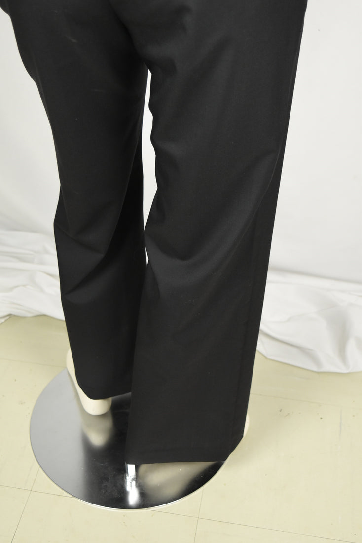 Black Multi-pocket Tailored Pants