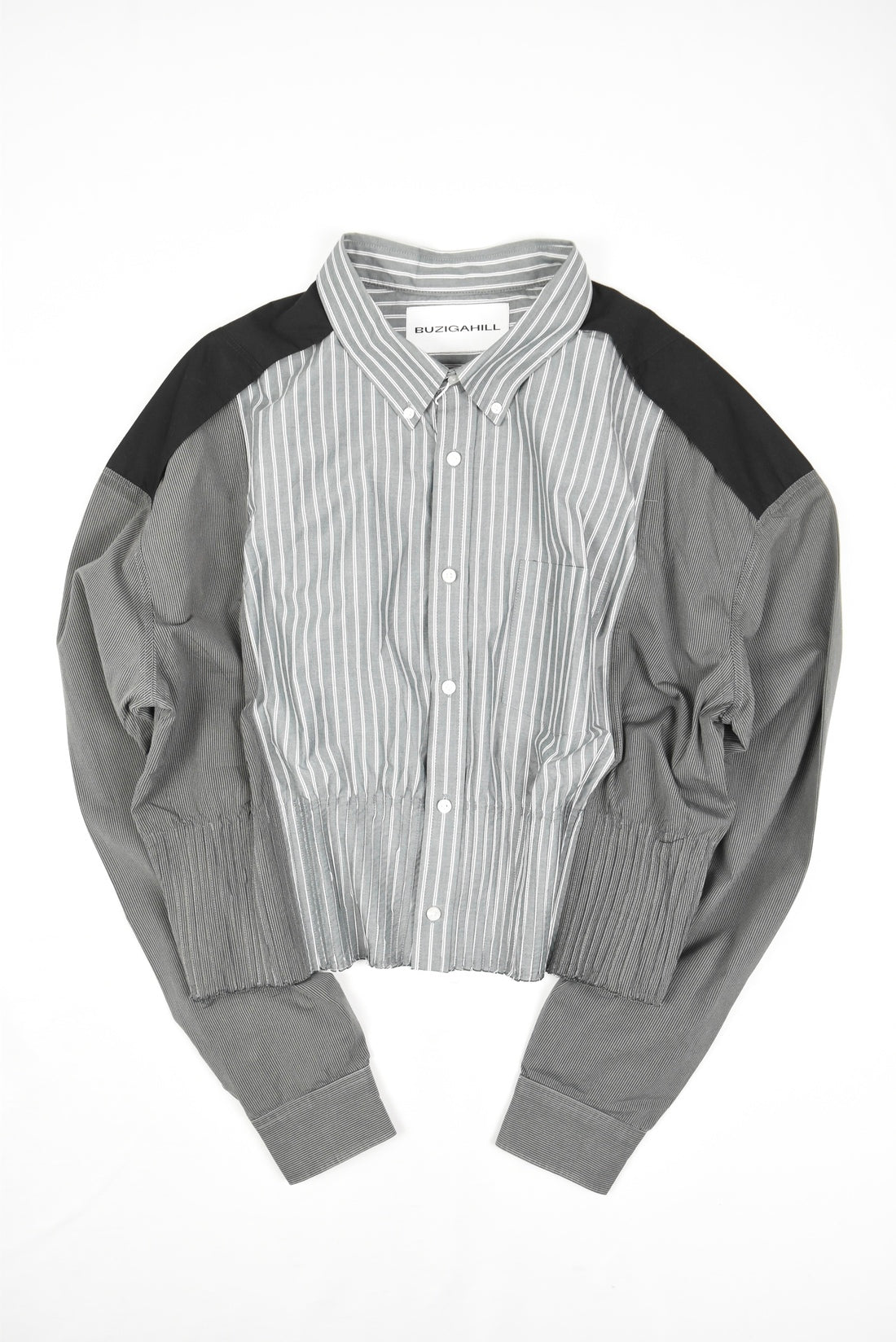 Tucked maxi shirts