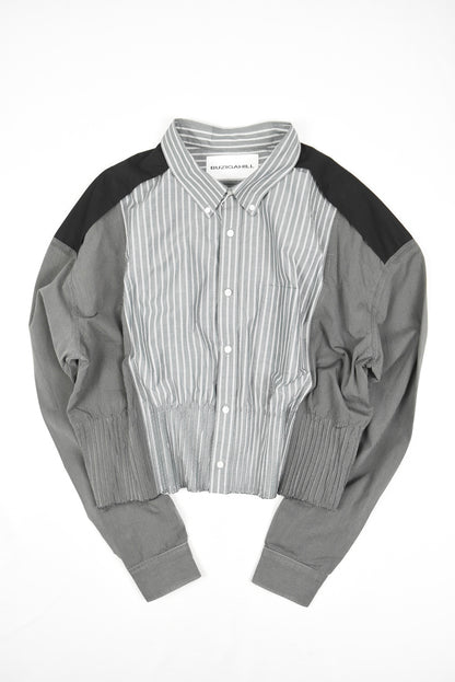 Tucked maxi shirts