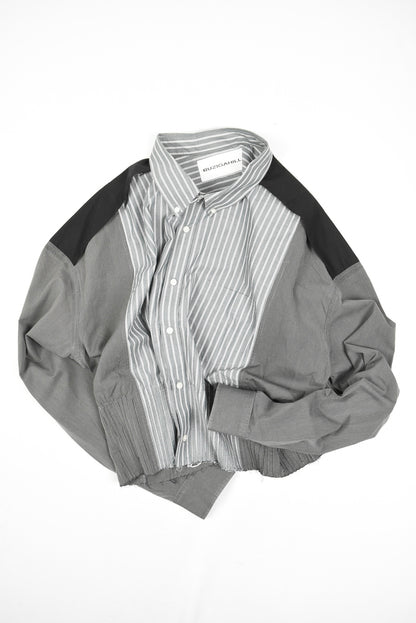 Tucked maxi shirts