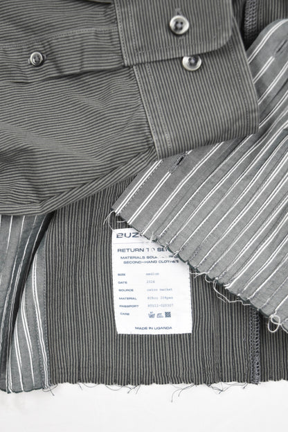 Tucked maxi shirts