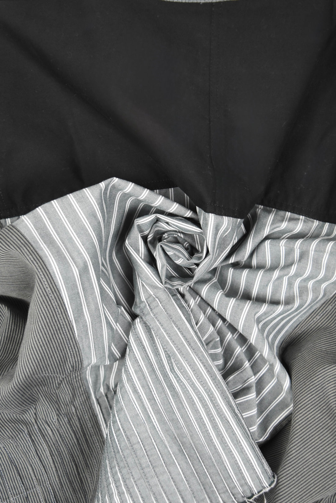 Tucked maxi shirts