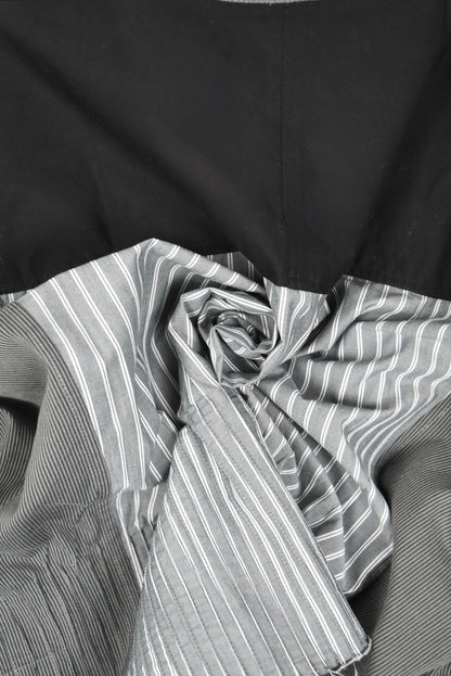 Tucked maxi shirts