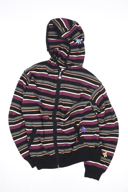 NAMES GO BY HOODED ZIP THRU KNIT