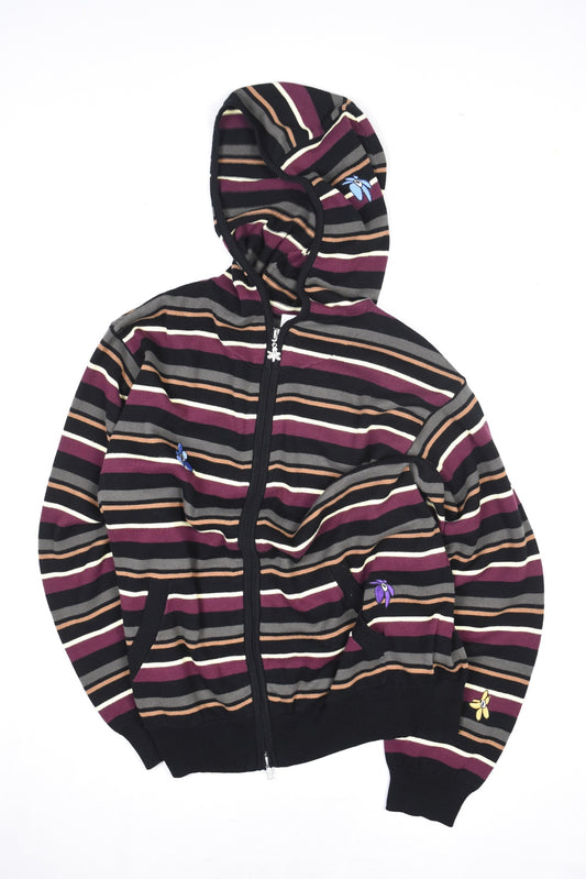 NAMES GO BY HOODED ZIP THRU KNIT