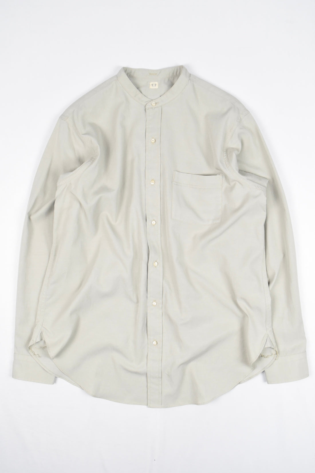 LOT.104 BAND COLLAR SHIRT