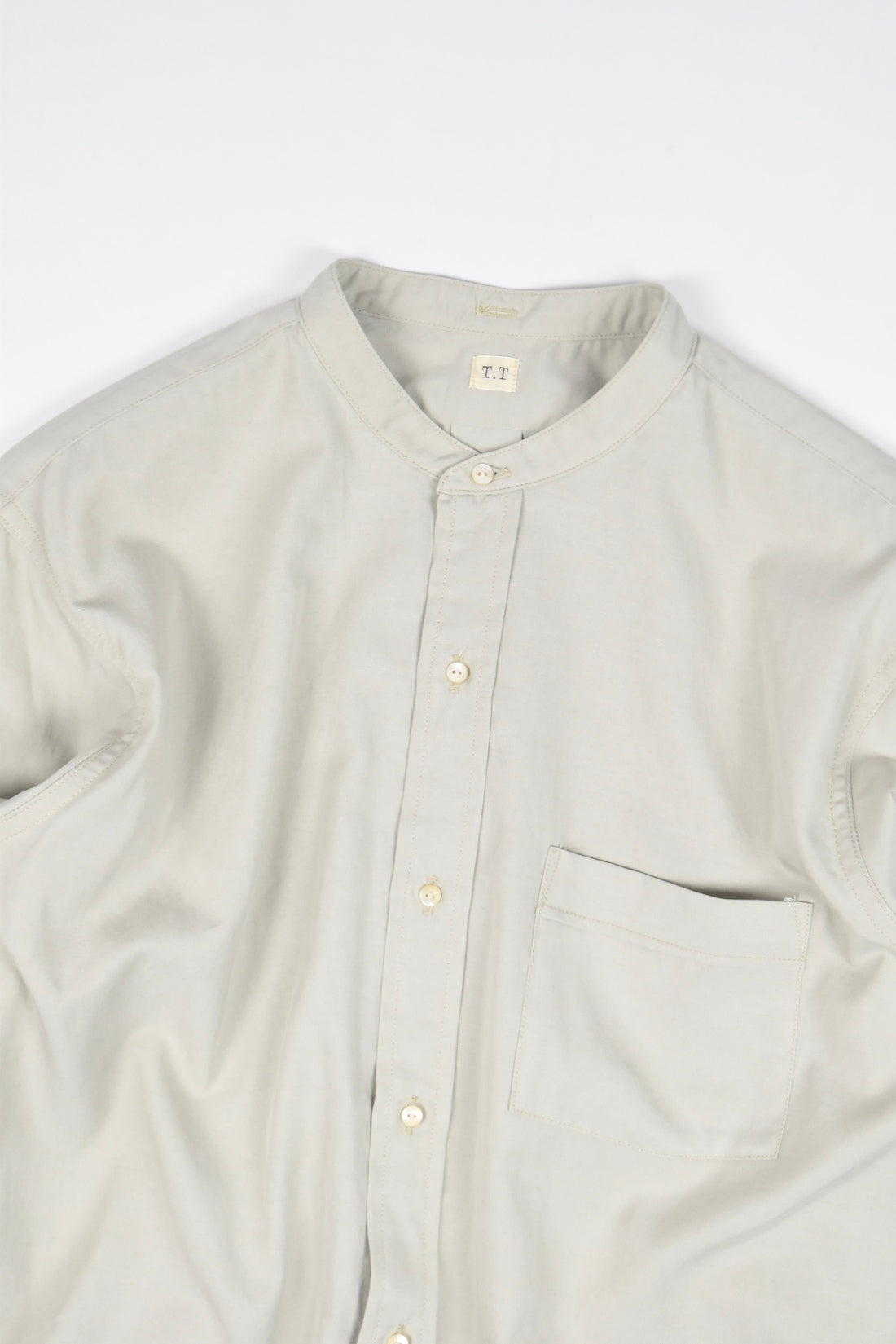 LOT.104 BAND COLLAR SHIRT