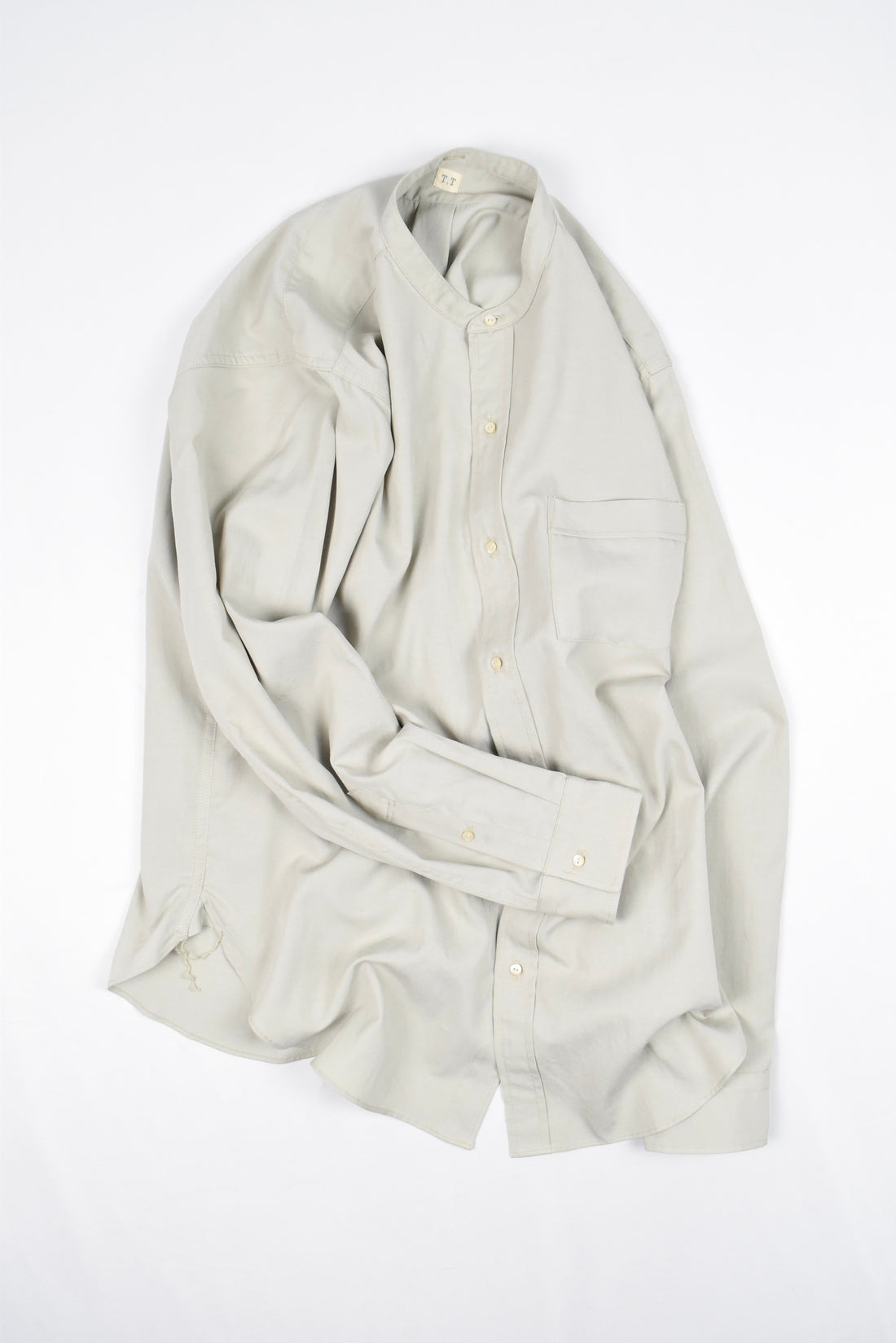 LOT.104 BAND COLLAR SHIRT