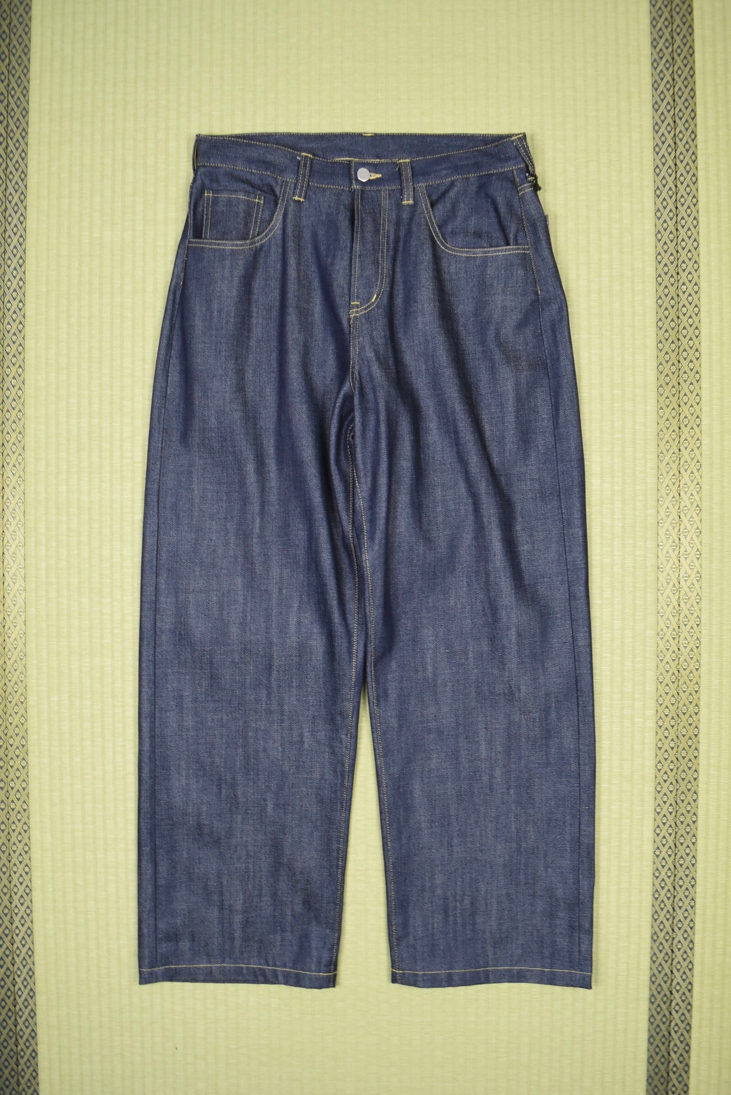 Natural Indigo Selvedge Denim Pants