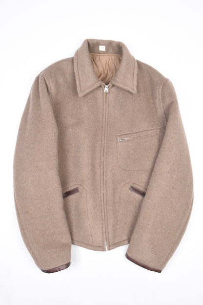 LOT.332 LEATHER-PIPED CUFF SPORTS JACKET