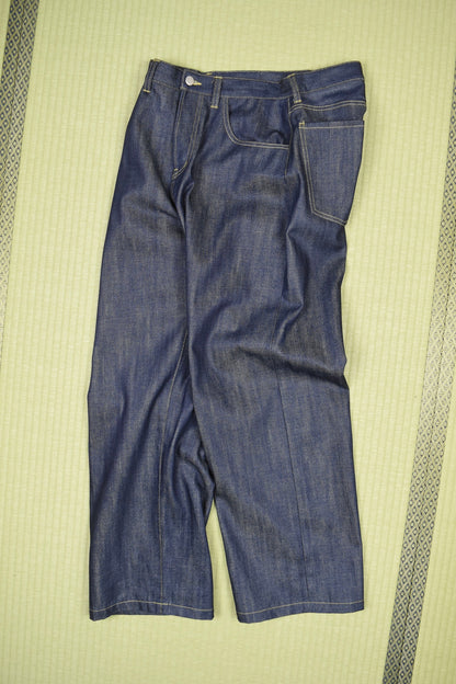 Natural Indigo Selvedge Denim Pants