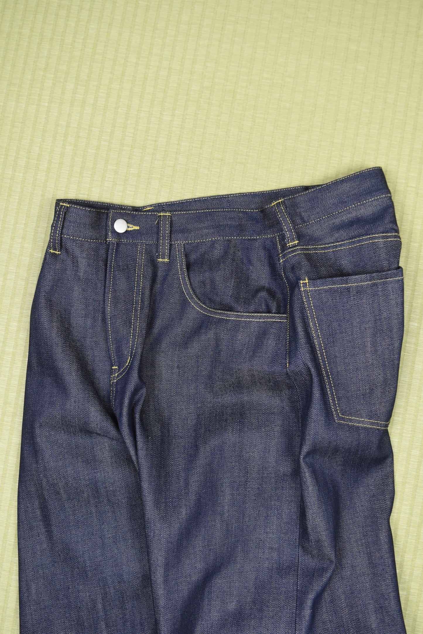 Natural Indigo Selvedge Denim Pants