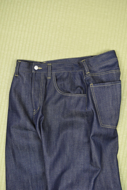 Natural Indigo Selvedge Denim Pants