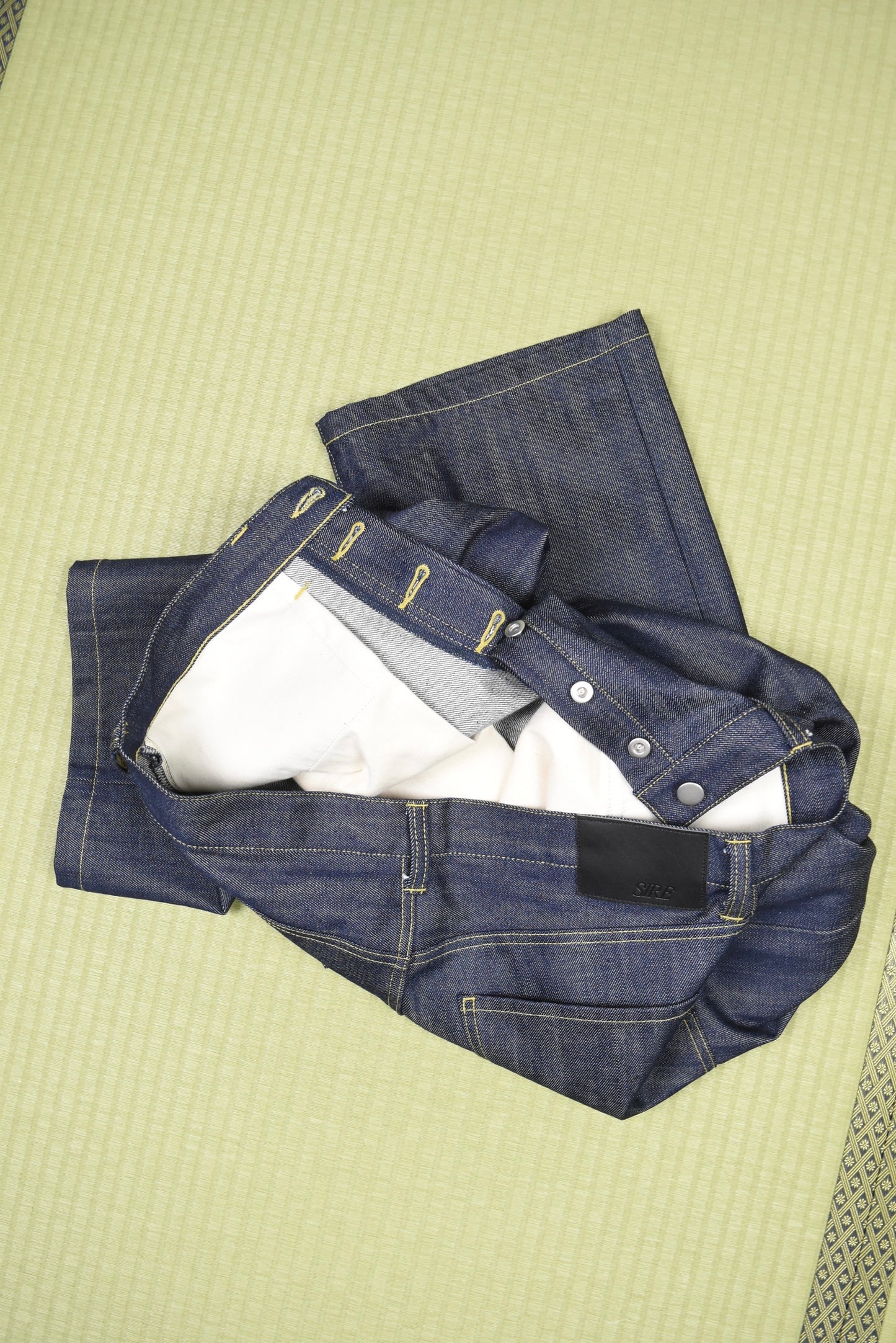 Natural Indigo Selvedge Denim Pants