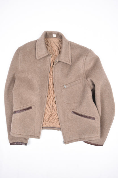 LOT.332 LEATHER-PIPED CUFF SPORTS JACKET