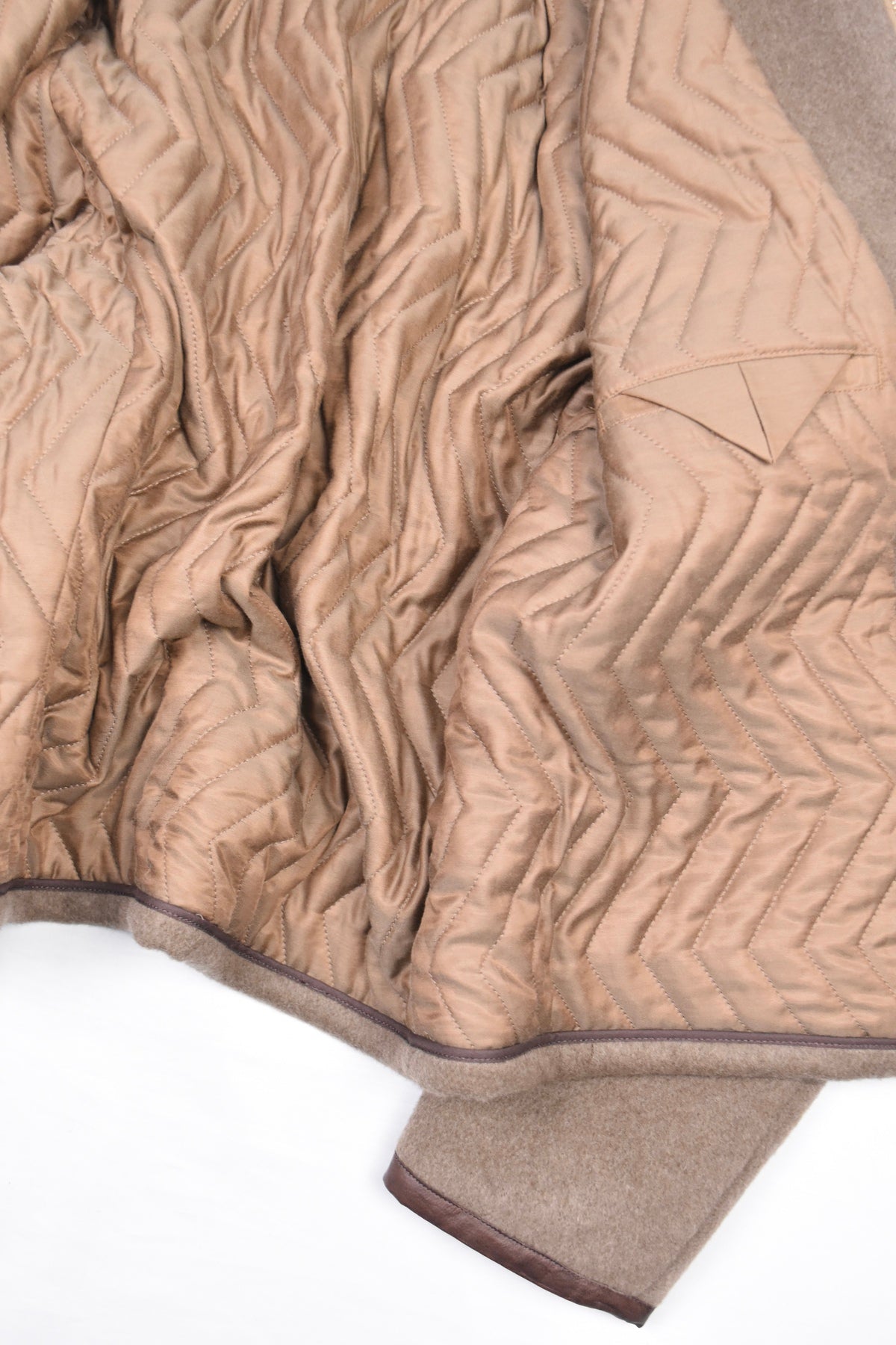 LOT.332 LEATHER-PIPED CUFF SPORTS JACKET
