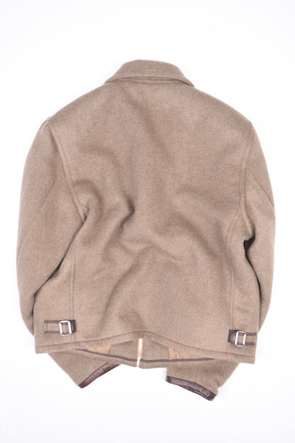 LOT.332 LEATHER-PIPED CUFF SPORTS JACKET