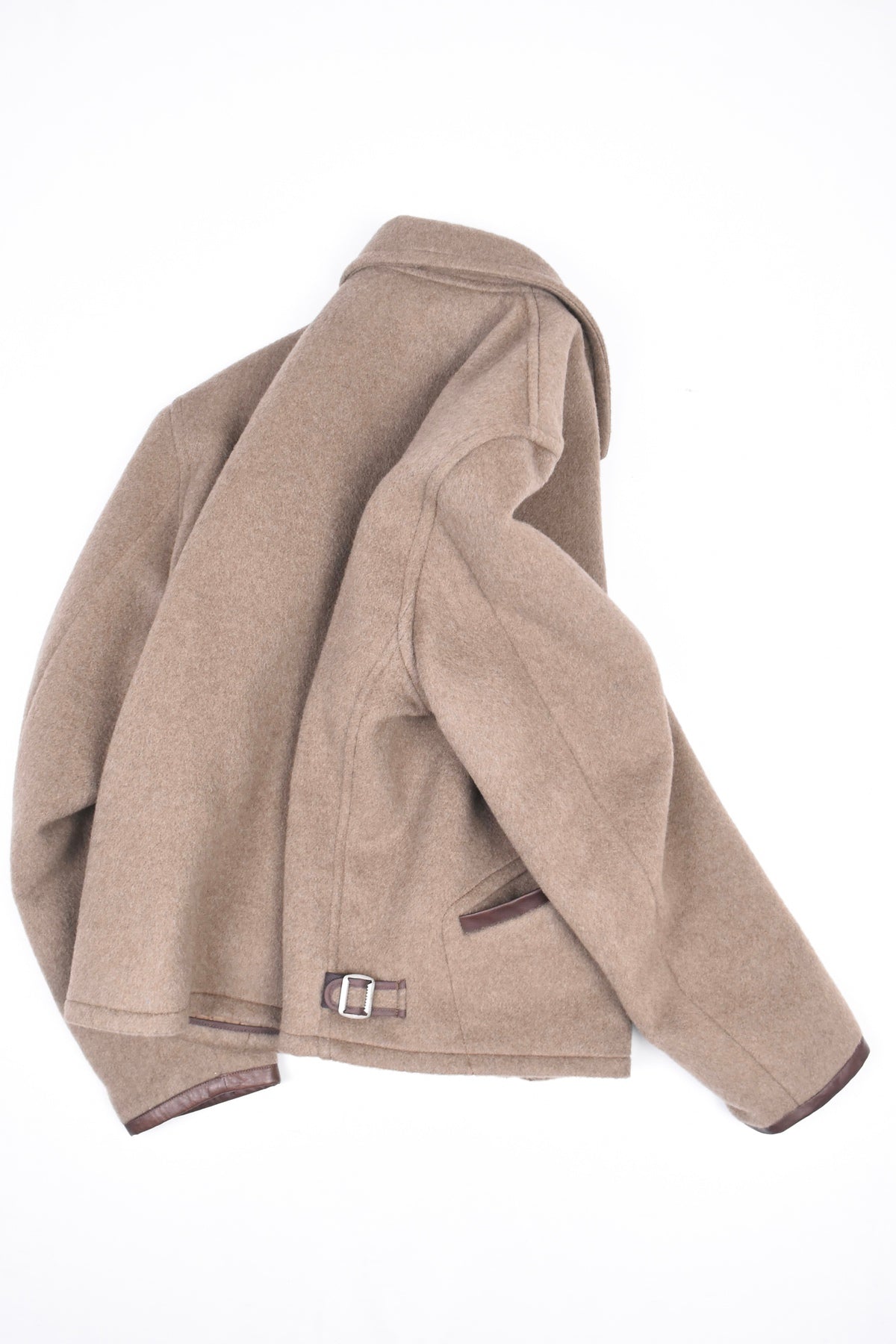 LOT.332 LEATHER-PIPED CUFF SPORTS JACKET