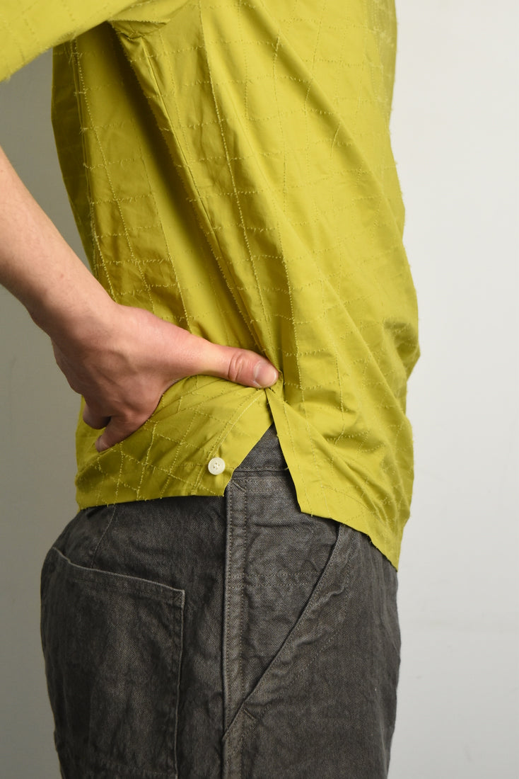 Yellow Deconstructed Tee