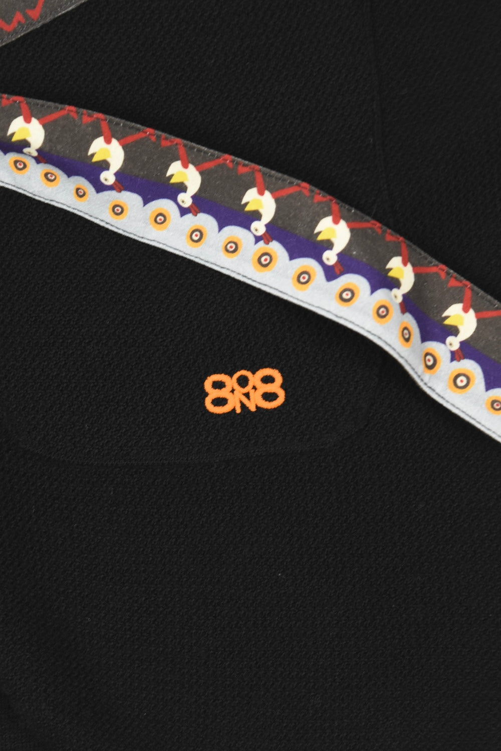 Black Jacquard Knit Vest