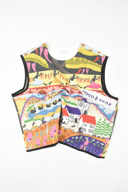All-Over Printed Vest