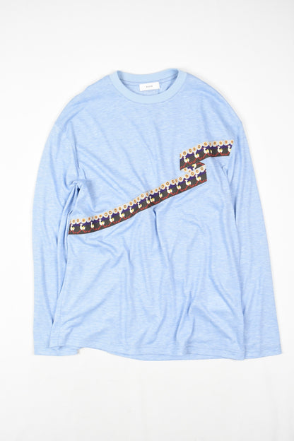 Blue Stripe Long-sleeve Top