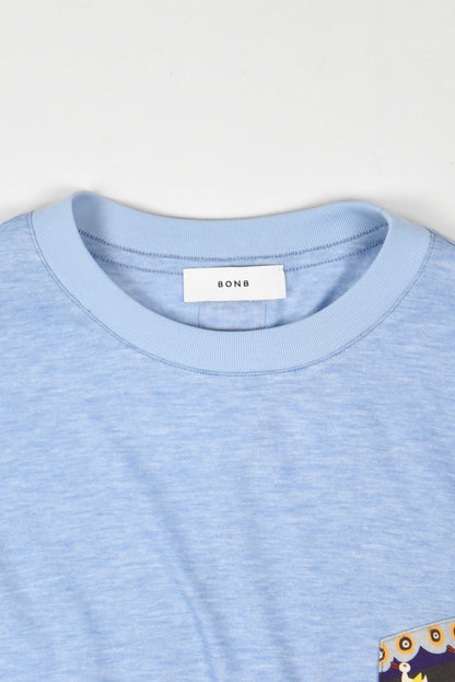 Blue Stripe Long-sleeve Top