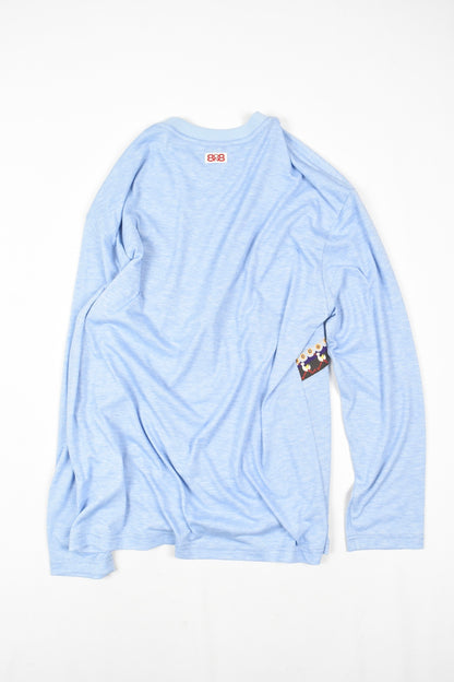 Blue Stripe Long-sleeve Top