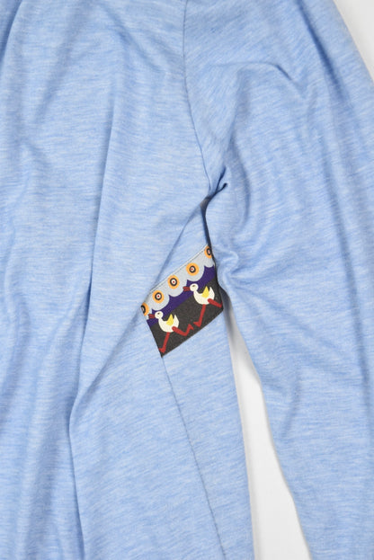 Blue Stripe Long-sleeve Top