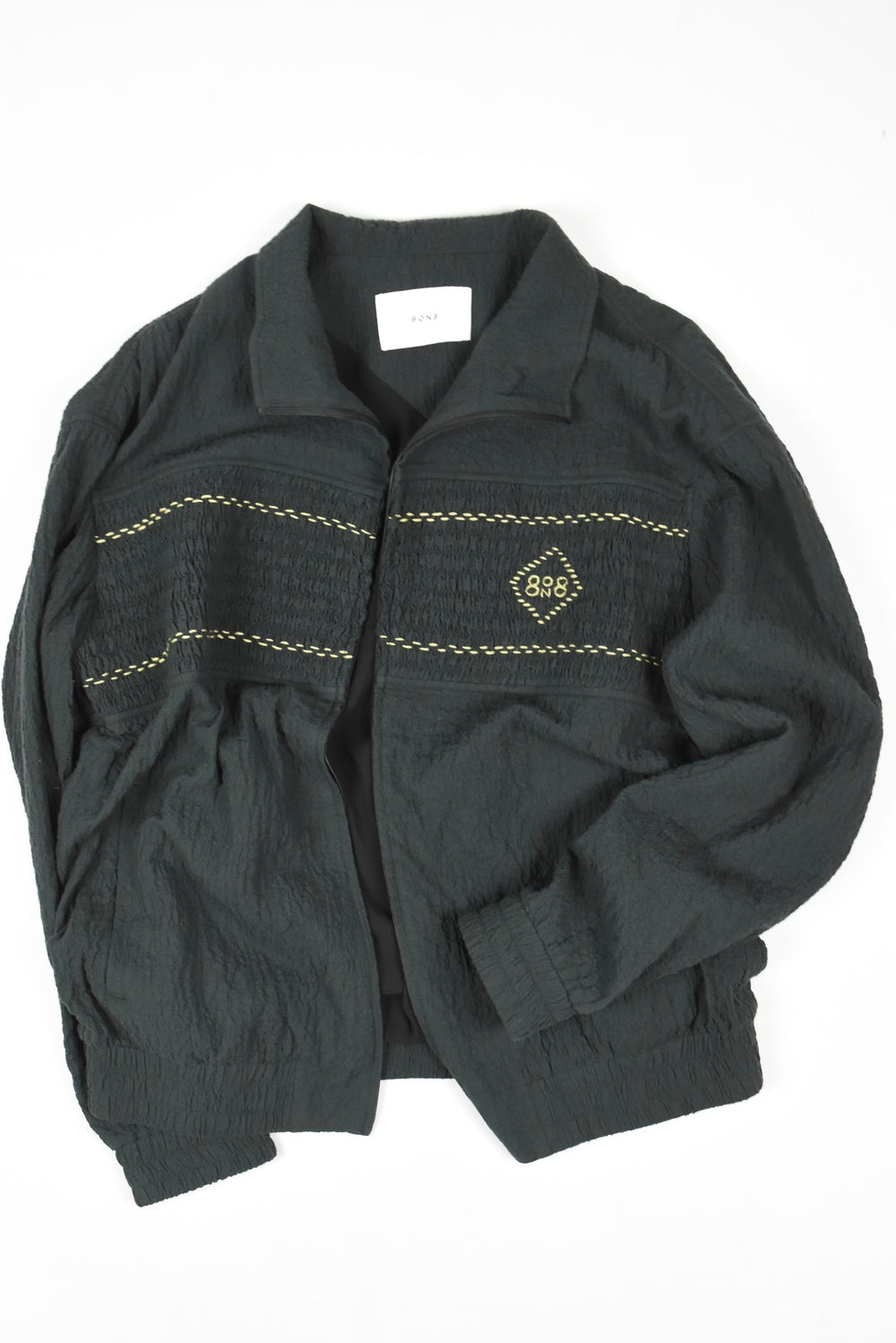 Grey Shirred Cotton Jacket