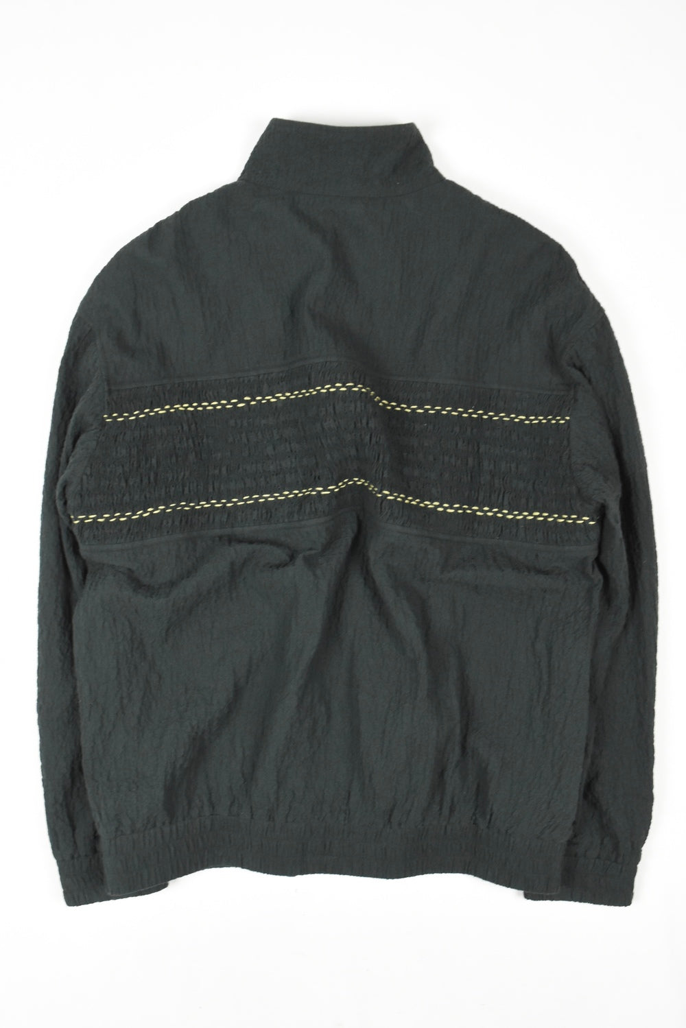 Grey Shirred Cotton Jacket