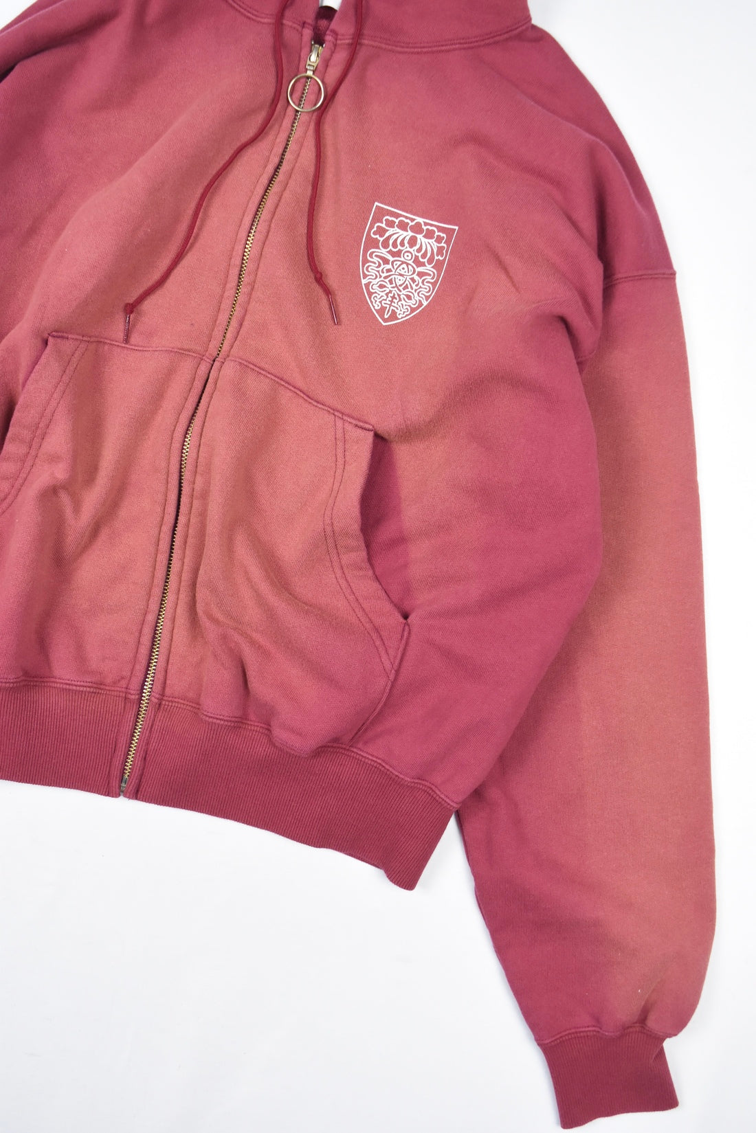 POE PRINT ZIP UP HOODIE